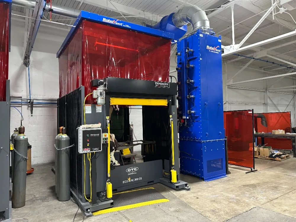 Otc Robotic Welding Cell - Eco-arc 200 Cs