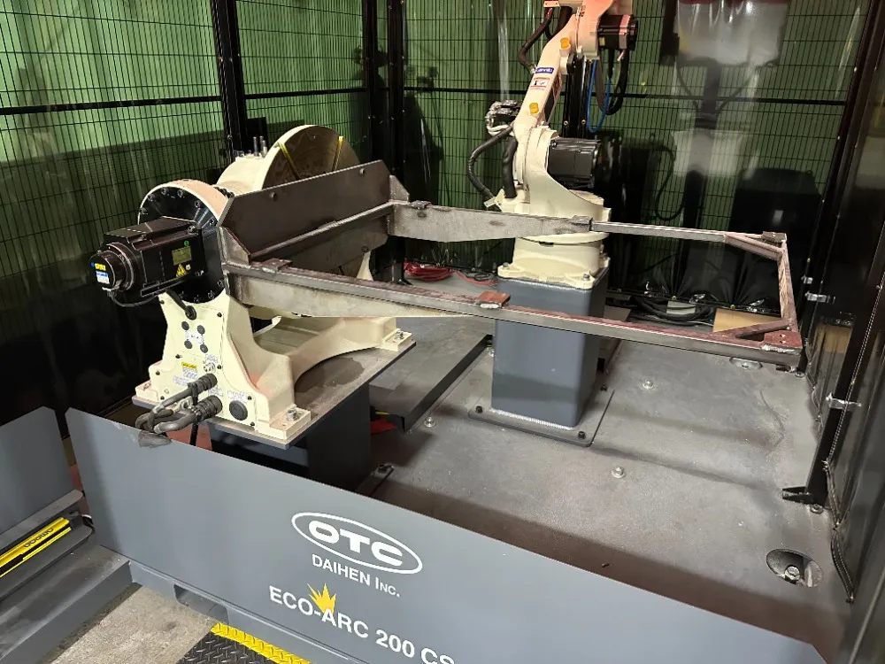 Otc Robotic Welding Cell - Eco-arc 200 Cs