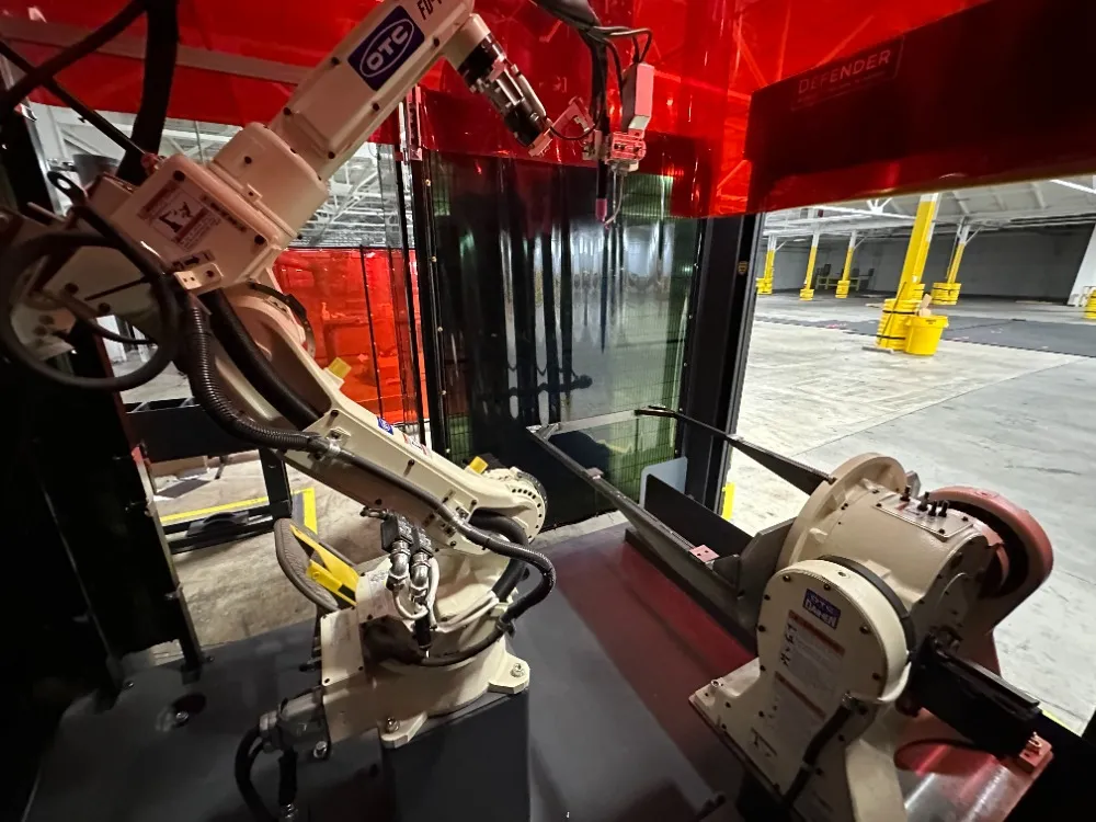 Otc Robotic Welding Cell - Eco-arc 200 Cs