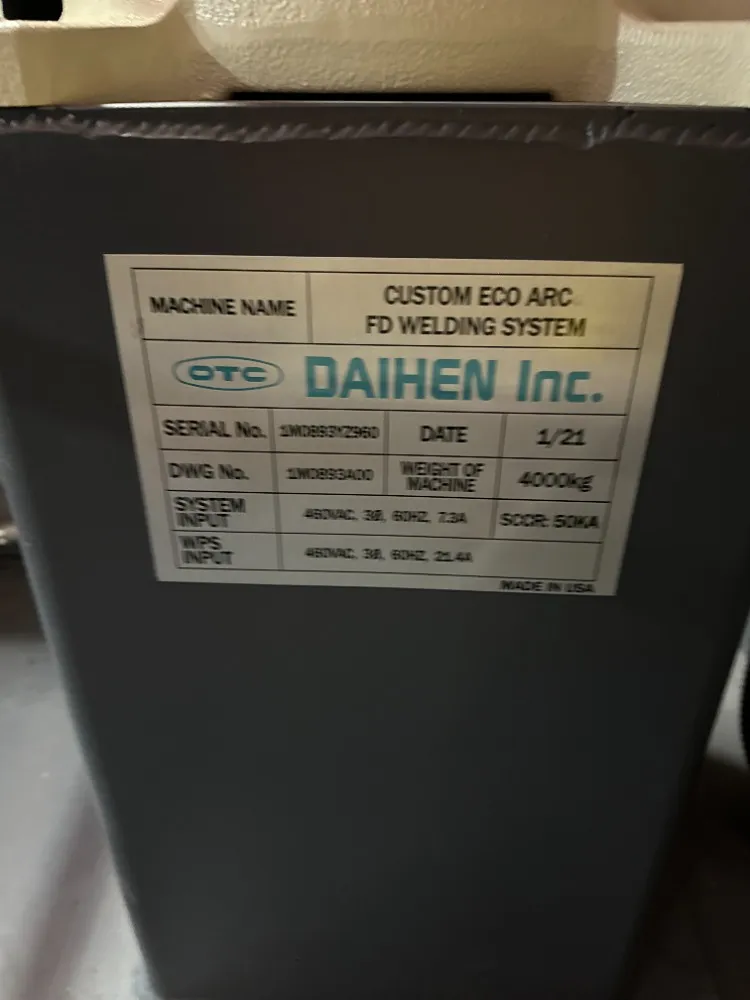 Otc Robotic Welding Cell - Eco-arc 200 Cs