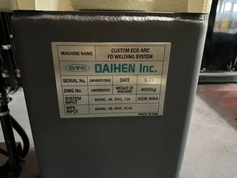 Otc Robotic Welding Cell - Eco-arc 200 Cs