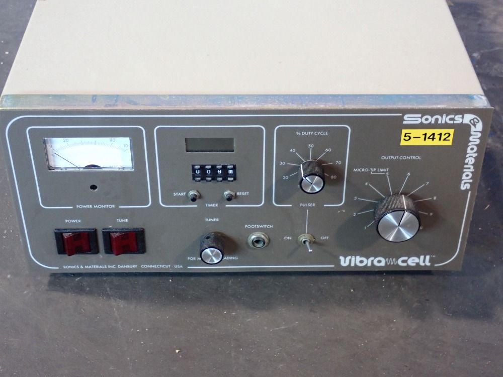 Sonic And Materials 375 Watts Vibra-cell Ultrasonic Generator - Vc-375