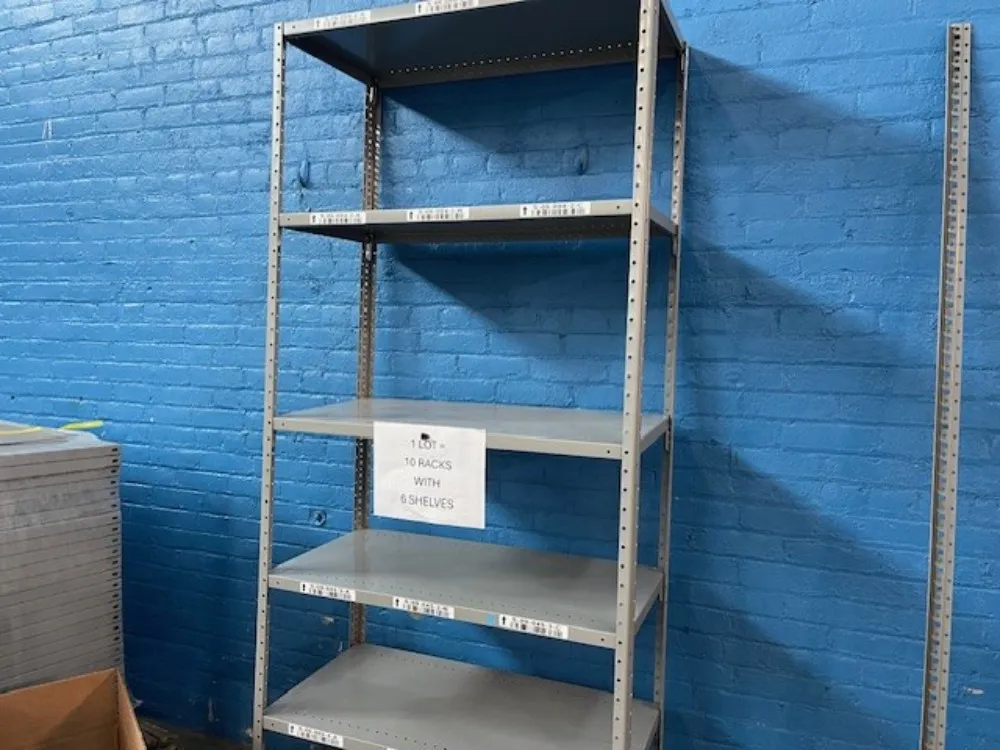 Republic 36" X 18" X 85" 10 Racks W/6 Shelves - 22