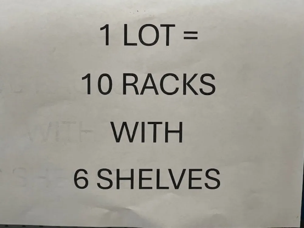 Republic 36" X 18" X 85" 10 Racks W/6 Shelves - 22