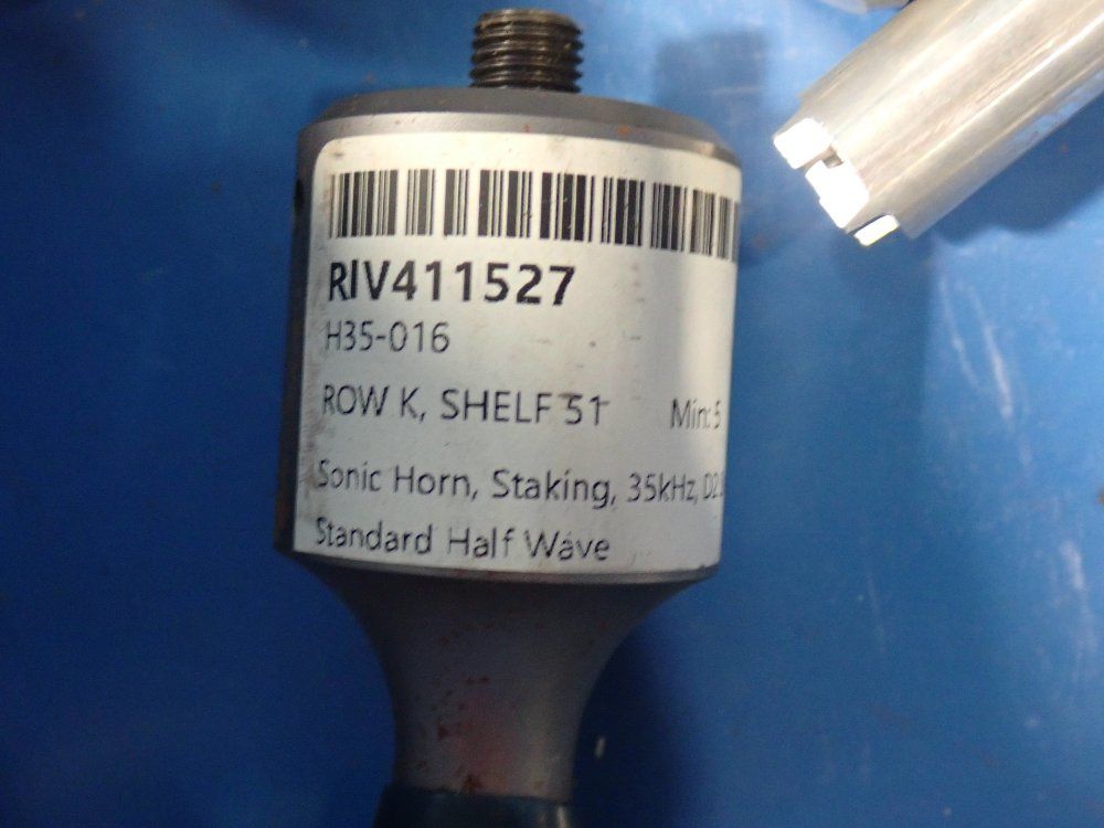 Totally Automated Systems Ultrasonic Horns - H35-166