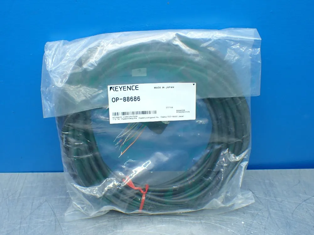 Keyence L-shaped Connector Control Cable - Op-88686