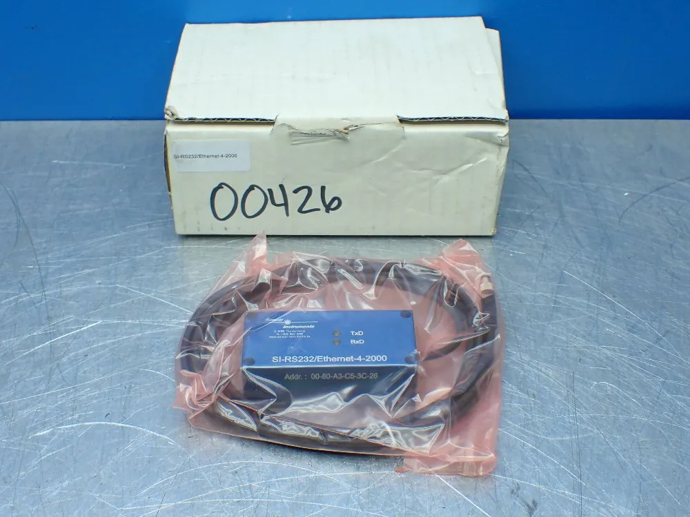 Sensor Instruments Serial To Ethernet Bus Converter. - Si-rs232/ethernet-4-2000