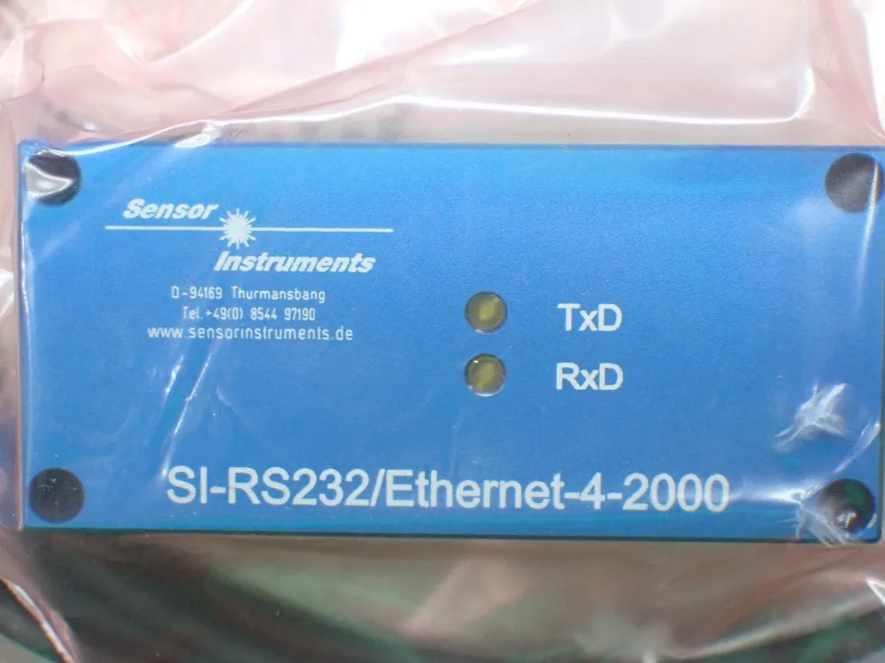 Sensor Instruments Serial To Ethernet Bus Converter. - Si-rs232/ethernet-4-2000