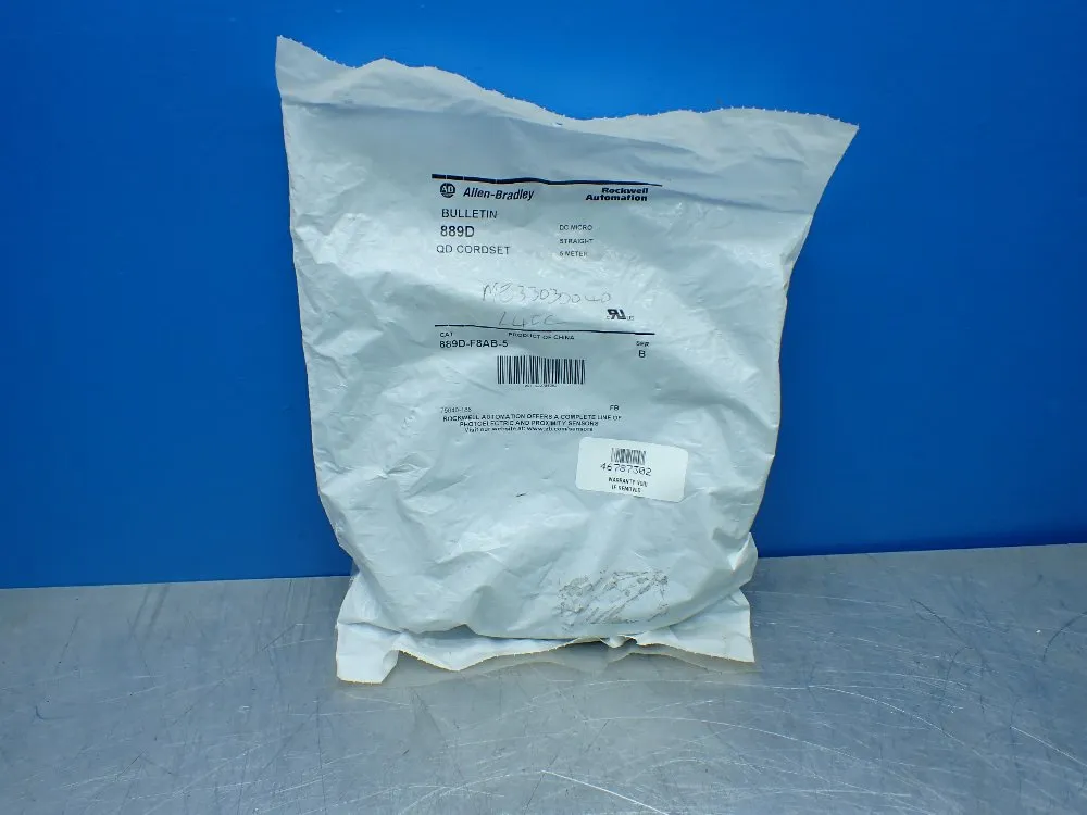 Allen-bradley Qd Cordset. Dc Micro, Straight, 5-meter. - 889d-f8ab-5