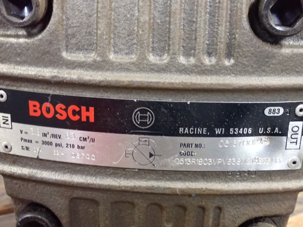 Bosch Rexroth Variable Displacement Pump - 0513700218
