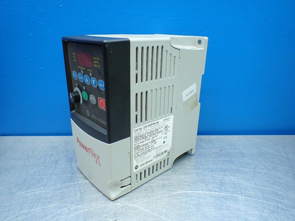 Allen-bradley 1hp Powerflex 4 Ac Servo Drive. - 22a-b4p5n104