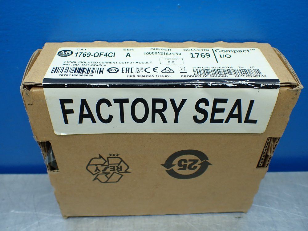 Allen-bradley Compact I/o 4 Channel Isolated Current Output Module - 1769-of4ci