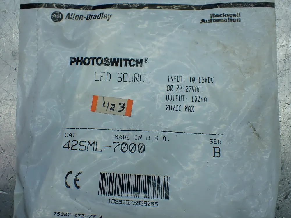 Allen-bradley Photoswitch Led Light Source. - 42sml-7000