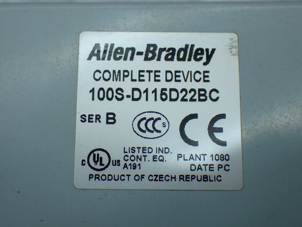 Allen-bradley Safety Contactor - 100s-d115d22bc