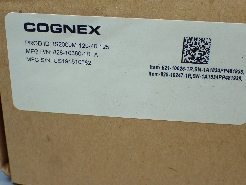 Cognex In-sight 2000 Vision Sensor. Is2000m-120-40-125 - 825-10247-1r