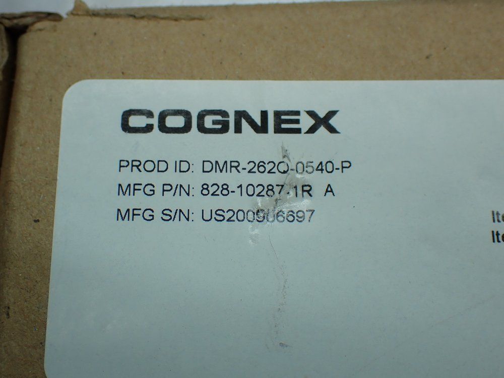 Cognex Dataman Code Reader. Dmr-262q-0540-p - 828-10287 1r