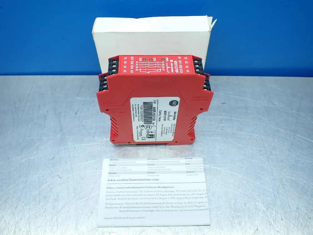 Allen-bradley Guardmaster Safety Relay. 440r-n23135 - Msr127rp