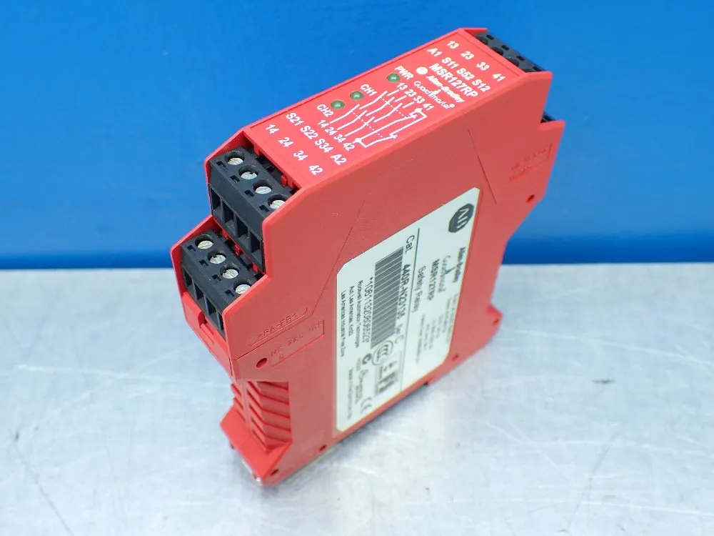 Allen-bradley Guardmaster Safety Relay. 440r-n23135 - Msr127rp