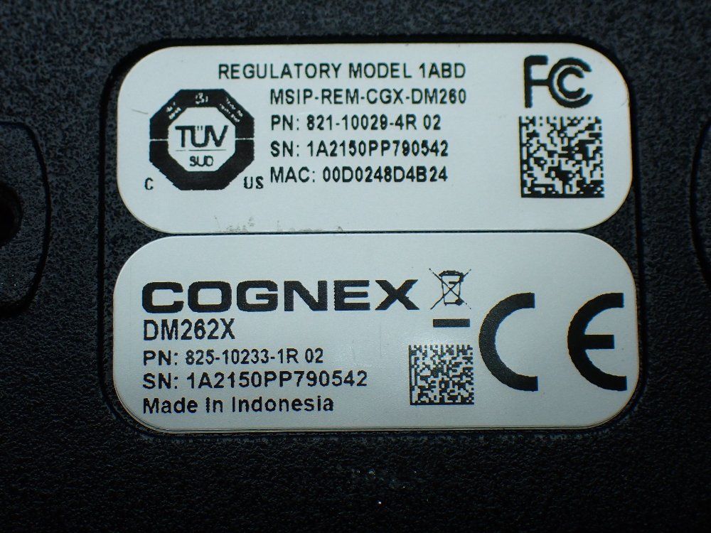 Cognex Dataman Code Reader. Dm262x - 825-10233-1r