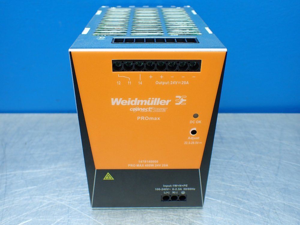 Weidmuller Connectpower Promax Power Supply. - 1478140000