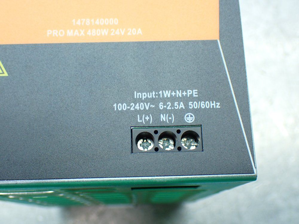 Weidmuller Connectpower Promax Power Supply. - 1478140000