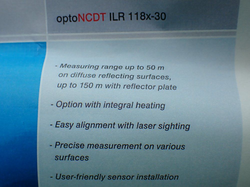 Micro-epsilon Optoncdt Ilr Laser Displacement Sensor W/rs422/usb Converter - 2213025