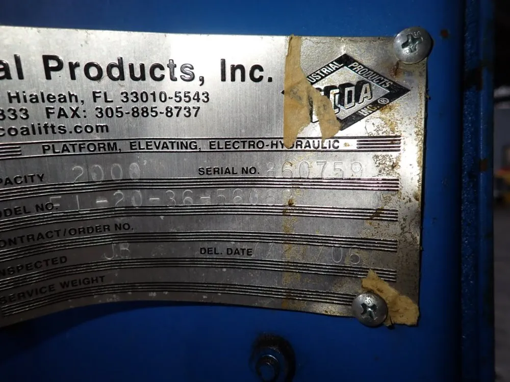 Ecoa Lifts 2000 Lbs Lift - El-20-36-56059