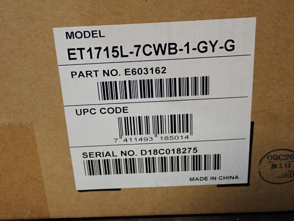 Elo Monitor - Et1715l-7cwb-1-gy-g