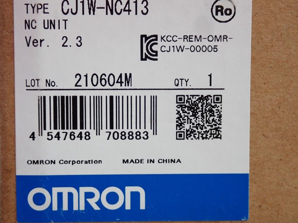 Omron Postion Control Unit - Cj1w-nc413