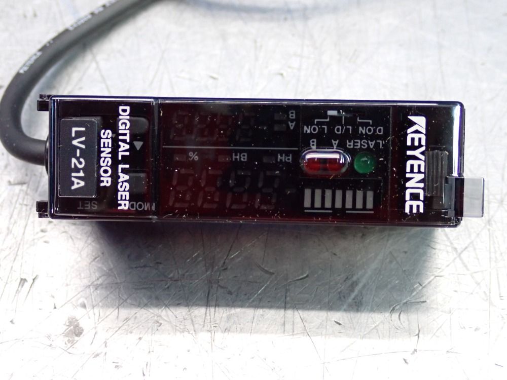 Keyence Lasor Sensor, Digital - Lv-21a