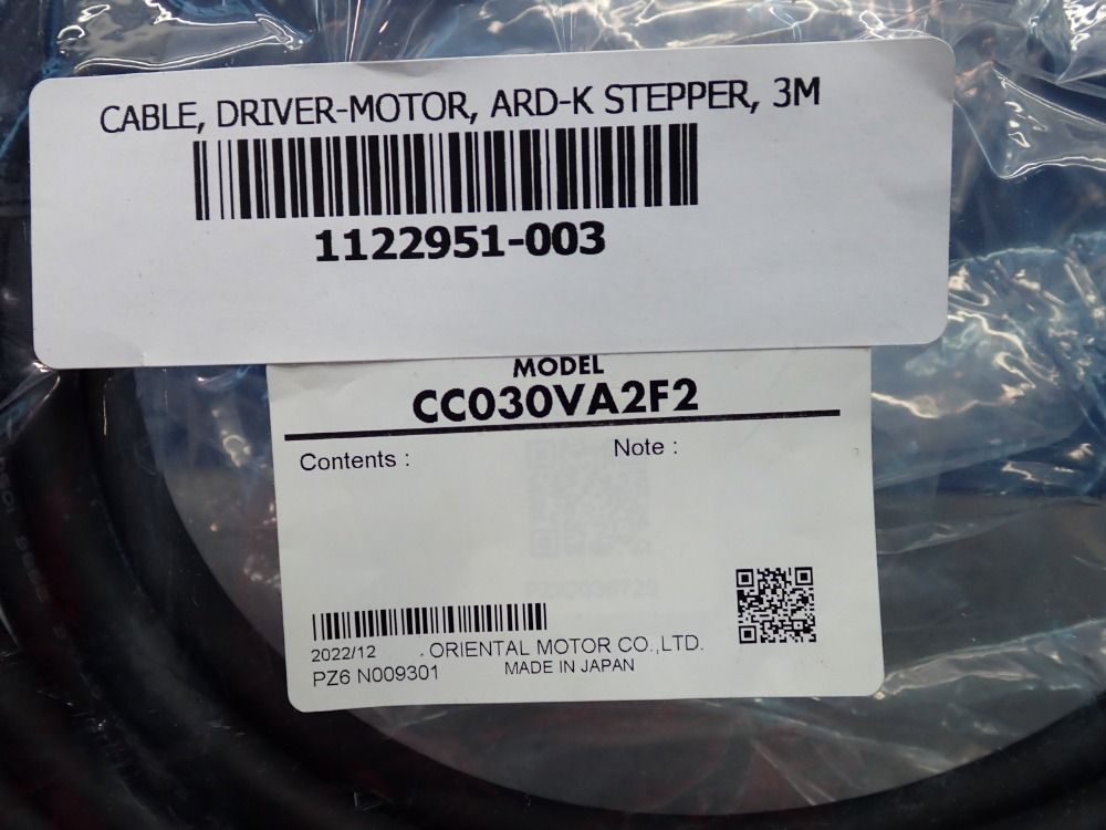 Orientalmotor Cable, Extentison Connection - Cc030va2f2