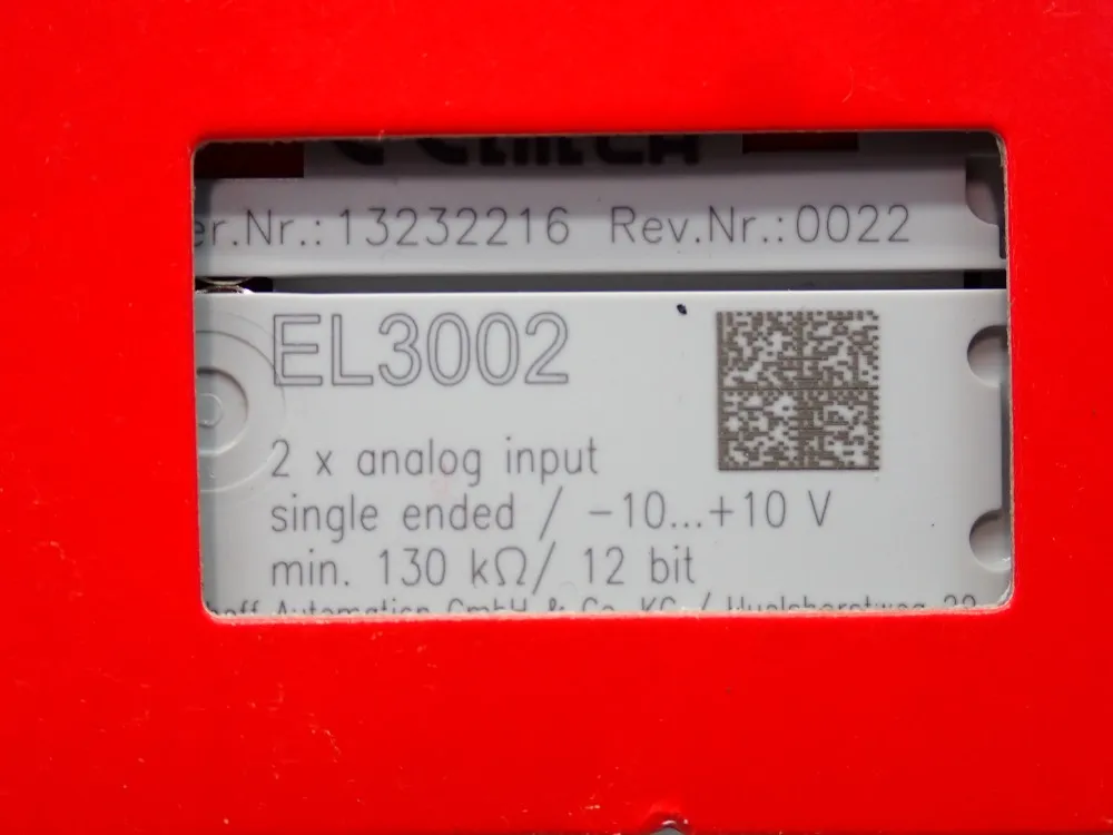 Beckhoff Ethercat Terminal - El3002