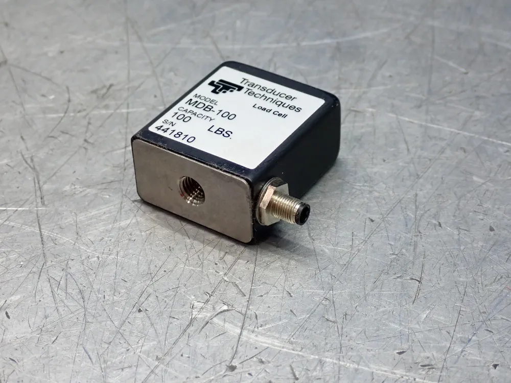 Transducer Techinques 100 Lbs. Load Cell, 100 Capacity - Mdb-100
