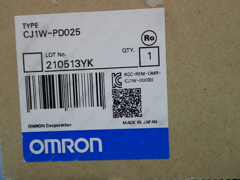 Omron Power Supply, 25w - Cj1w-pd025