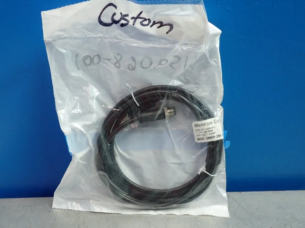 Mencom Cordset, 2m Length Cable - Mdc-5mfp-2m-b