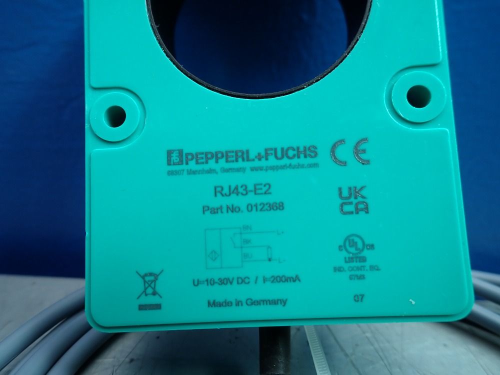Pepperl+fuchs Inductive Ring Sensor - Rj43-e2