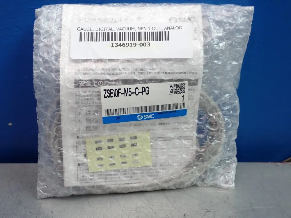 Smc Vacuum Switch - Zse10f-m5-c-pg