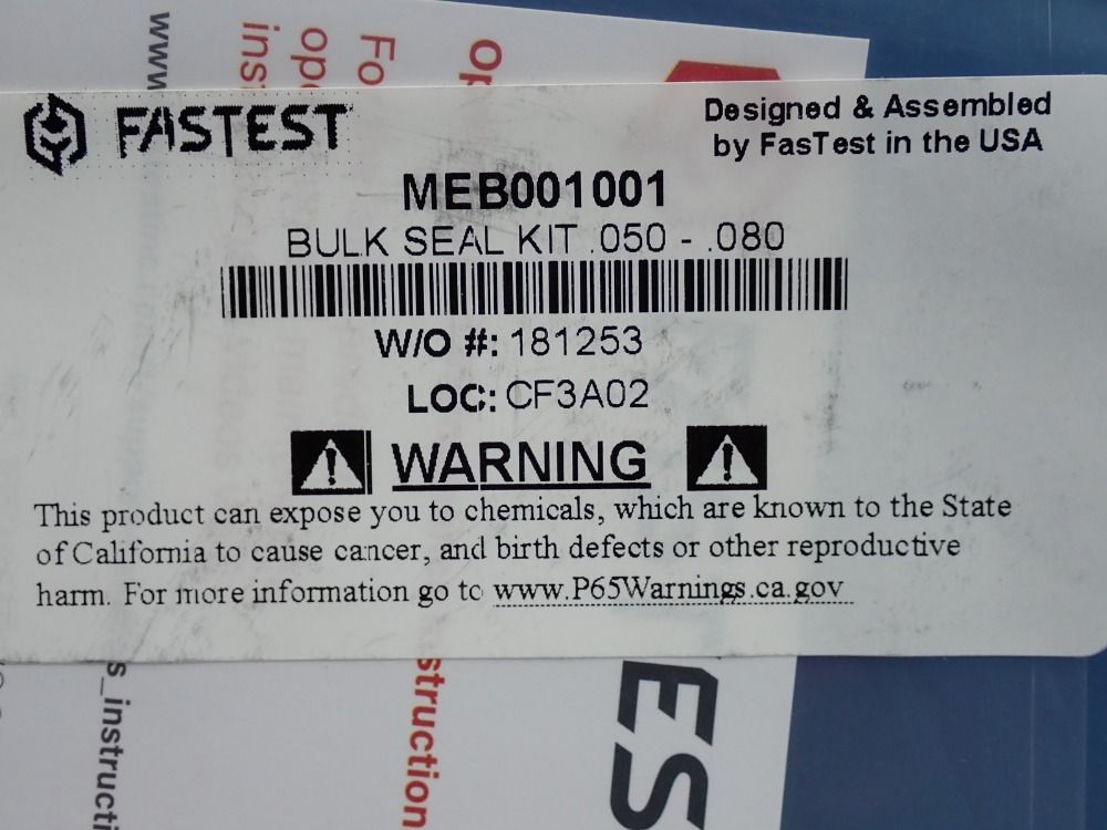 Fastest Bulk Seal Kit 2 Pcs - Meb001001