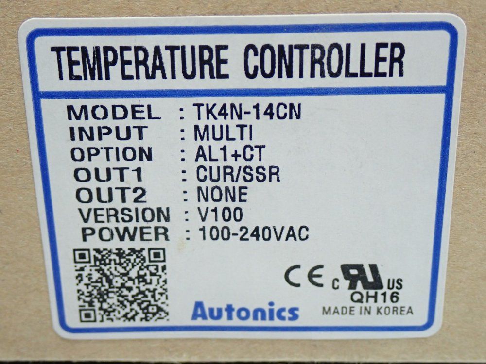 Autonics Temperature Controller - Tk4n-14cn