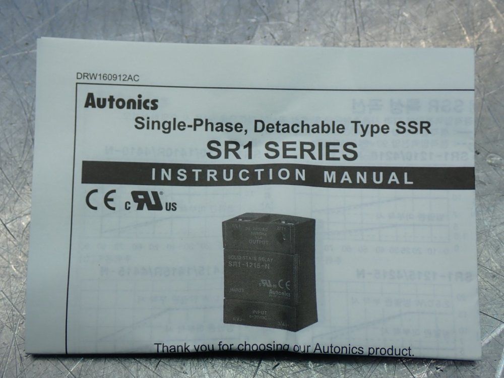 Autonics Solid State Relay - Sr1-1230-n
