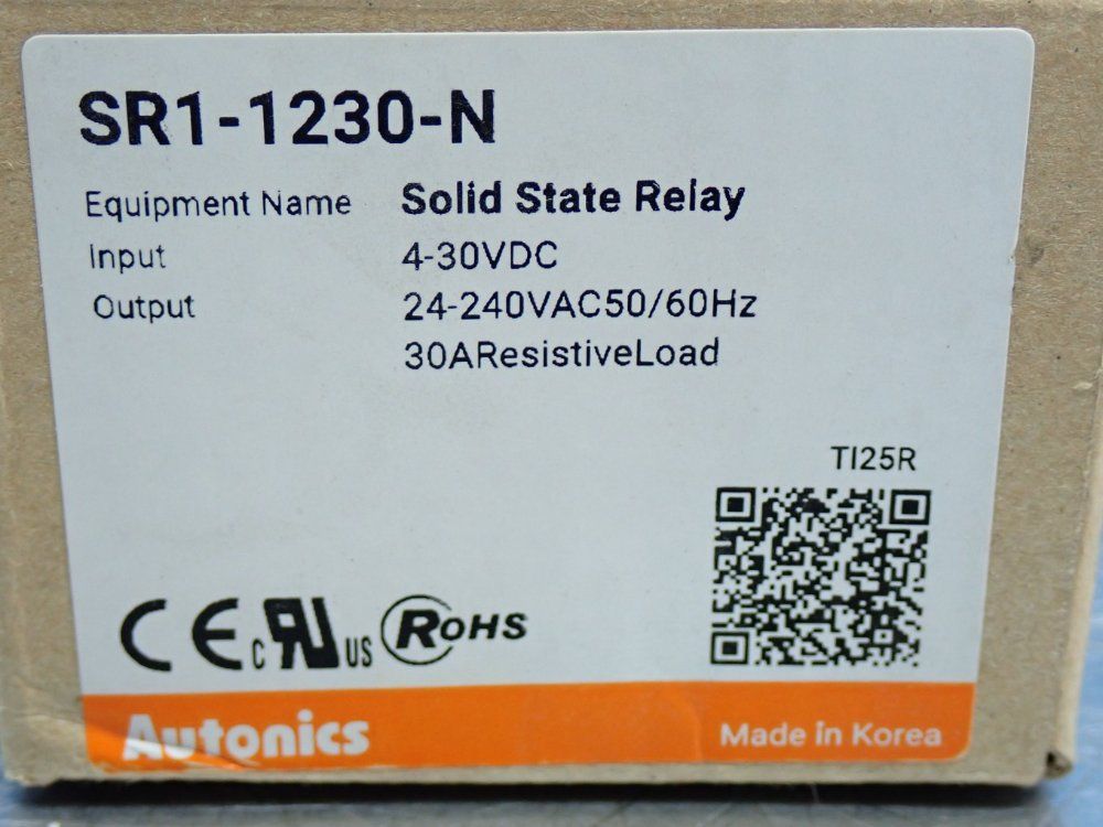 Autonics Solid State Relay - Sr1-1230-n