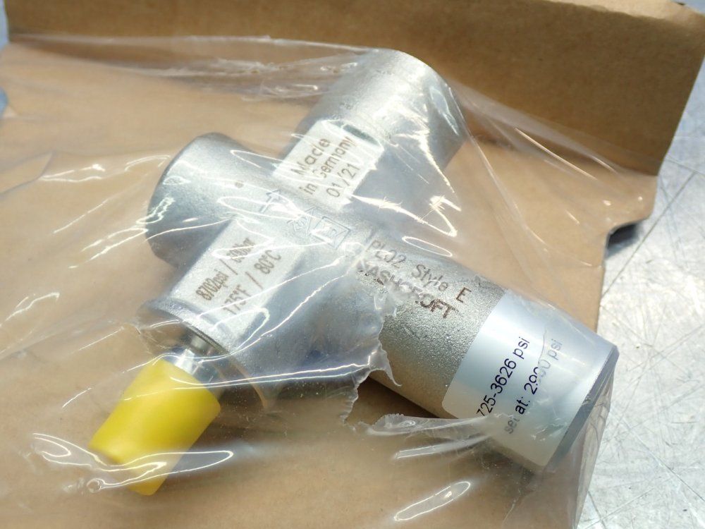 Ashcroft 750-3600psi Pressure Relief Valve Style-e - 02pl02est25