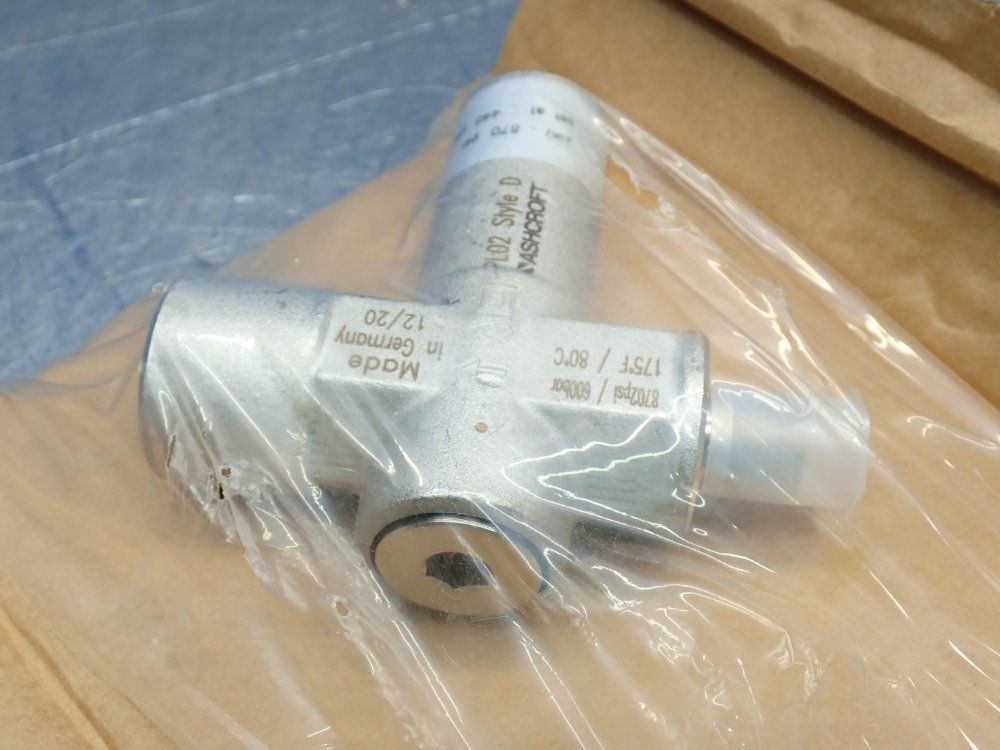Ashcroft 750-3600psi Pressure Limiting Valve Unit Style-e - 02pl02dst25