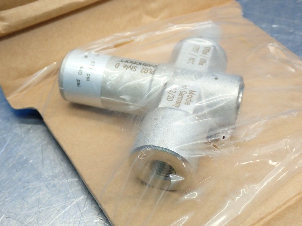 Ashcroft 750-3600psi Pressure Limiting Valve Unit Style-e - 02pl02dst25