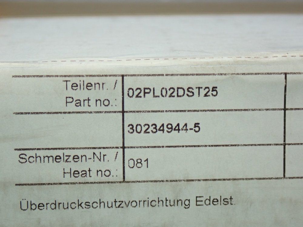 Ashcroft 750-3600psi Pressure Limiting Valve Unit Style-e - 02pl02dst25