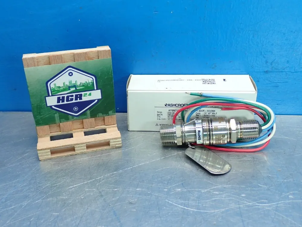 Ashcroft A-series Explosion Proof Pressure Switch - Apsn71p012cb042000#-440r-xc4nh
