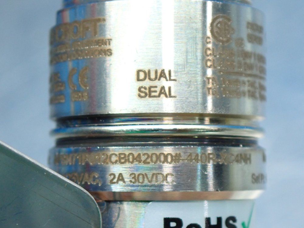 Ashcroft A-series Explosion Proof Pressure Switch - Apsn71p012cb042000#-440r-xc4nh