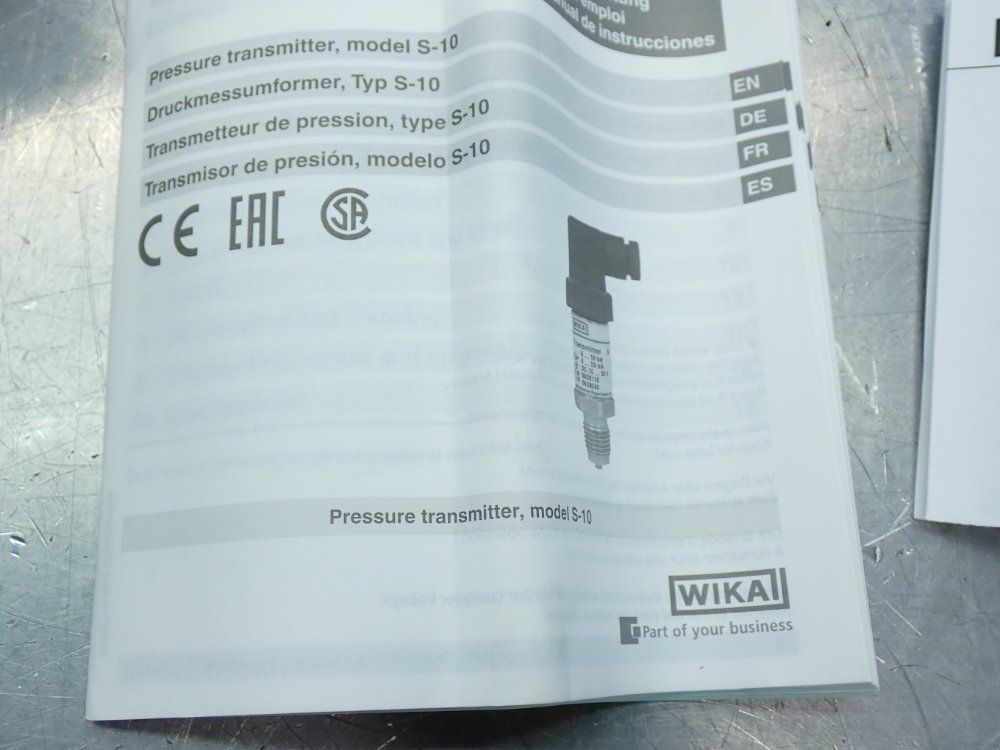 Wika Pressure Transmitter Unit - 4314271