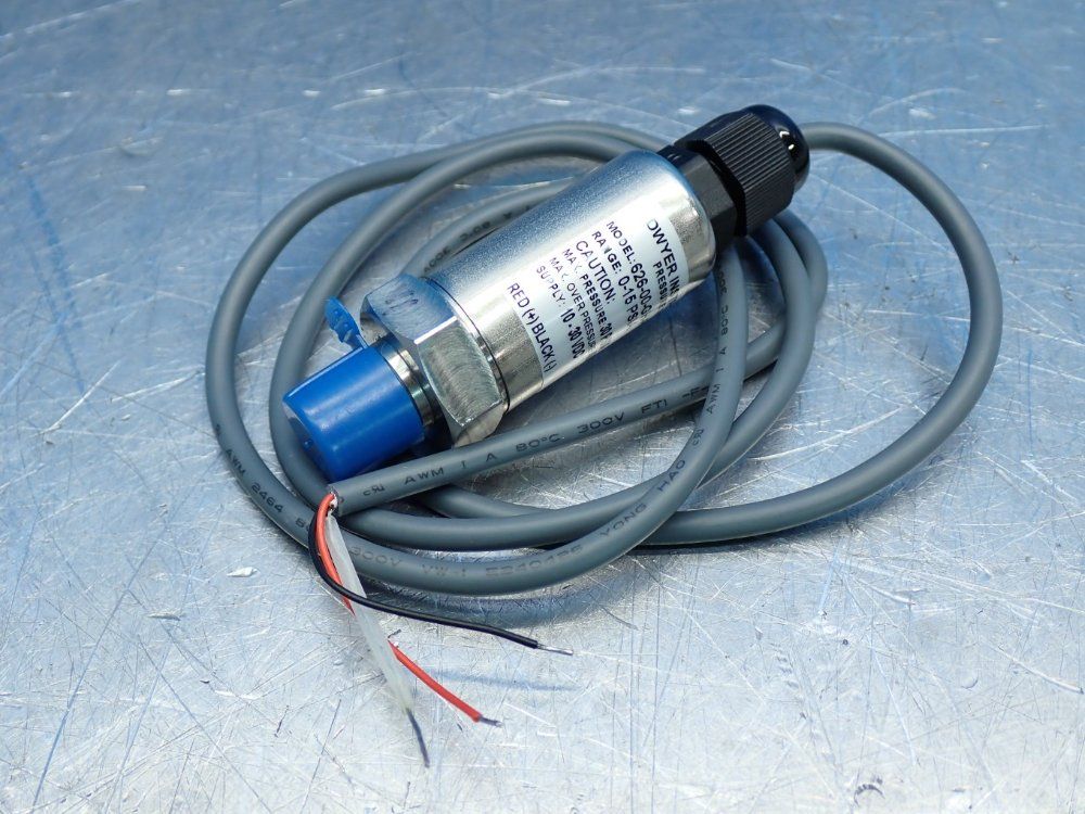 Dwyer Magnehelic Differential Pressure Gauge - 626-00-gh-p1-e1-s1