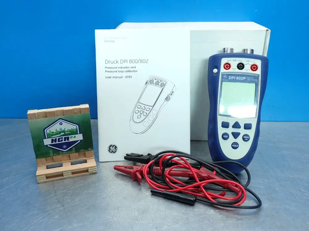 Druck 1500psig Dpt 802 Pressure Indicator & Loop Calibrator - Dpi802p-1500